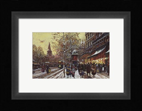 Framed Place De La Republic Paris Print