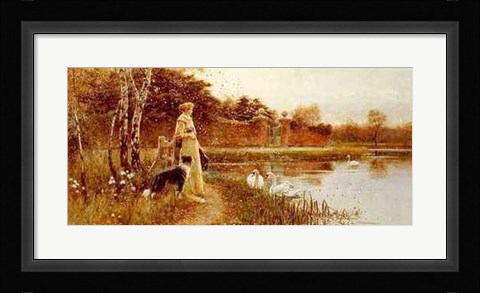 Framed Autumn Leaves Print