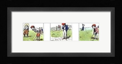 Framed Course Hazard Print