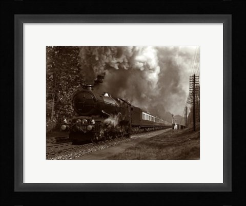 Framed Nrm-King Richard I-Great Western Railway Print