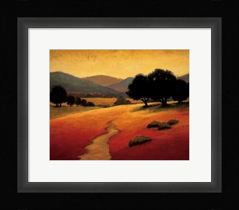 Framed Santa Ynez I Print