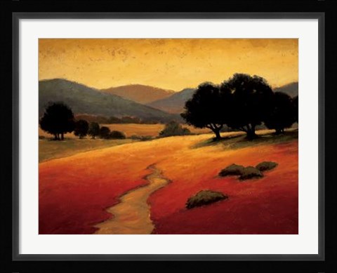 Framed Santa Ynez I Print