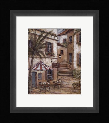 Framed Vino y Queso Print