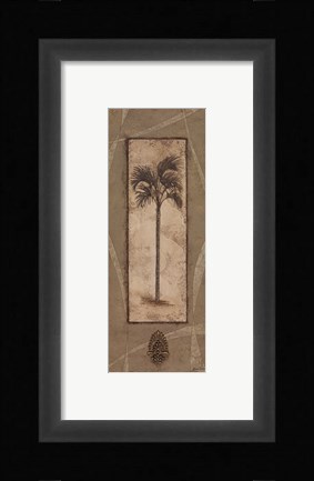 Framed Palm Serenity I Print