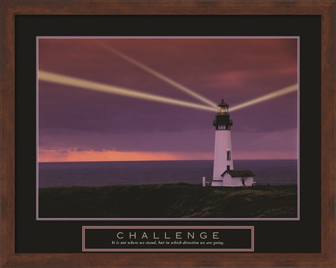 Framed Challenge - Lighthouse Print