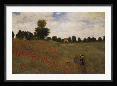 Framed Poppies Print