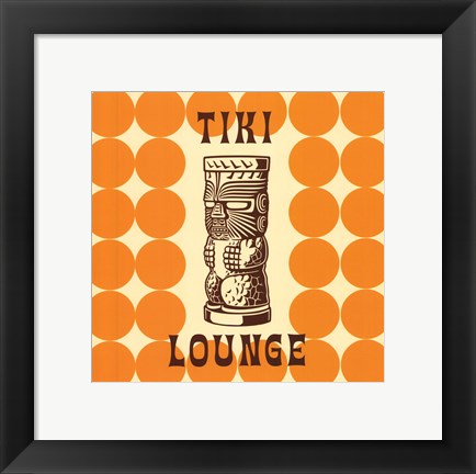Framed Tiki Lounge Print