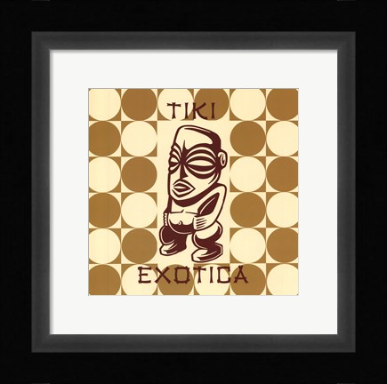 Framed Tiki Exotica Print