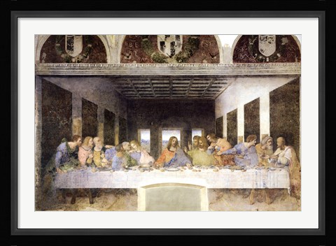 Framed Last Supper Print