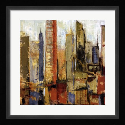 Framed Metro Heights Detail II Print