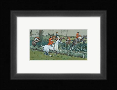 Framed Slap At It For The Honour Of Hitem-On-Ho Print