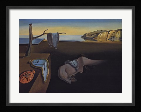 Framed Persistence of Memory, c.1931 Print