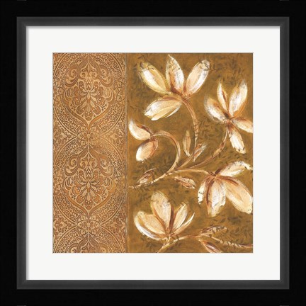 Framed Bukara Paisley I Print