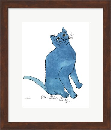 Framed Untitled (One Blue Pussy), c. 1954 Print