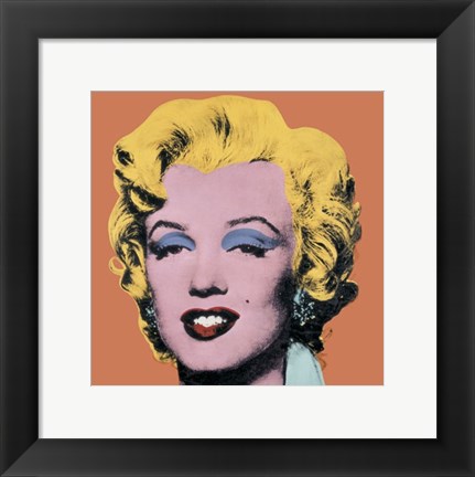 Framed Shot Orange Marilyn, 1964 Print