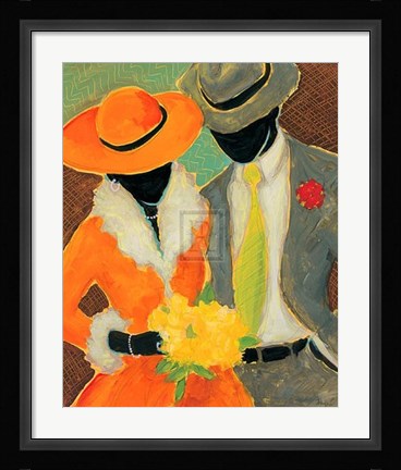 Framed Celebrating Love II Print