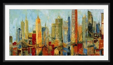 Framed Metro Heights Print