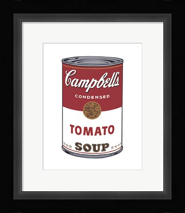 Framed Campbell's Soup I (Tomato), 1968 Print