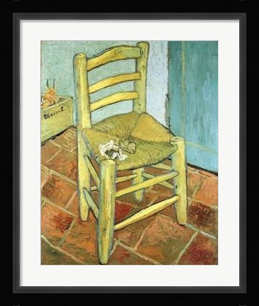 Framed Van Gogh's Chair Print