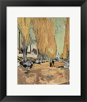 Framed Les Alyscamps Print