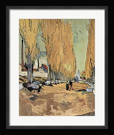Framed Les Alyscamps Print