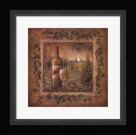 Framed Villa Tuscan Print