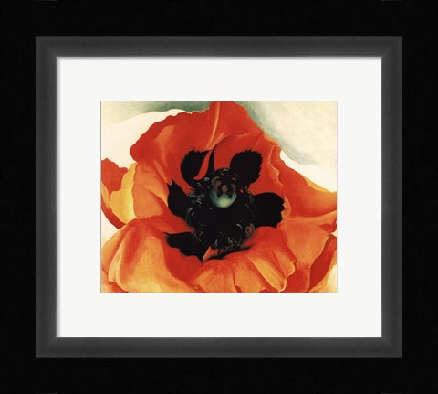 Framed Poppy, 1927 Print