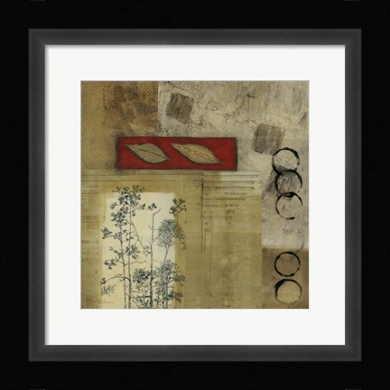 Framed Autumn Trail III Print