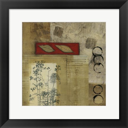 Framed Autumn Trail III Print