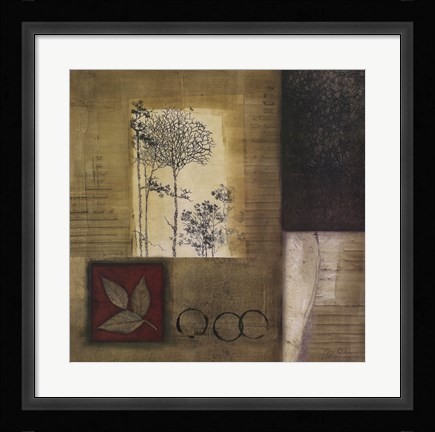 Framed Autumn Trail II Print