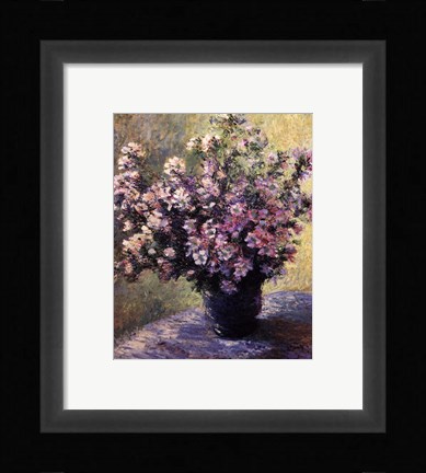 Framed Vase of Flowers Print