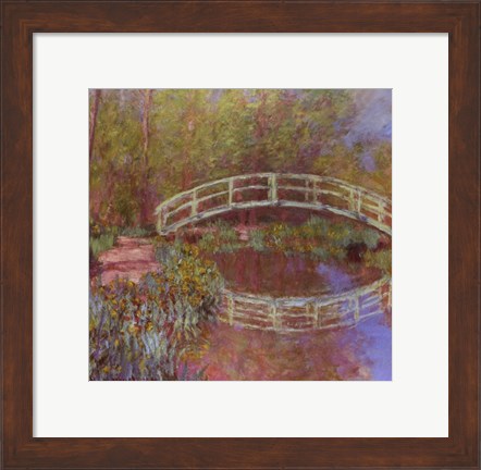 Framed Le Pont Japonais Print