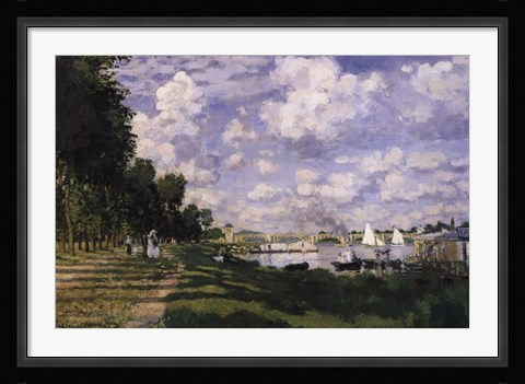 Framed Le Bassin d'Argenteuil Print