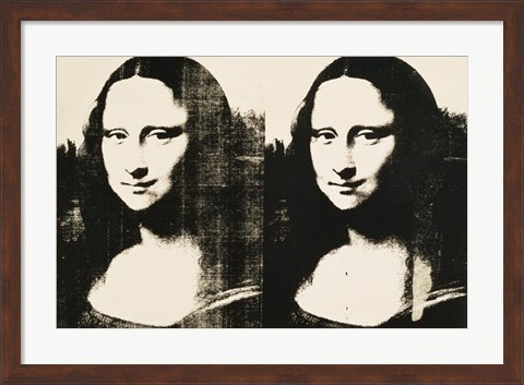Framed Double Mona Lisa, c.1963 Print