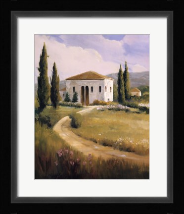 Framed Tuscany Afternoon Print