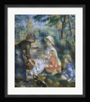 Framed Apple Seller, c.1890 Print