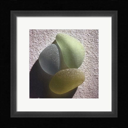 Framed Well Rounded Sea Glass Print