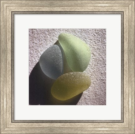 Framed Well Rounded Sea Glass Print
