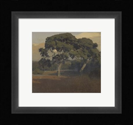 Framed Oaks Print