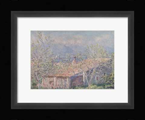 Framed Gardener's House at Antibes, 1888 Print