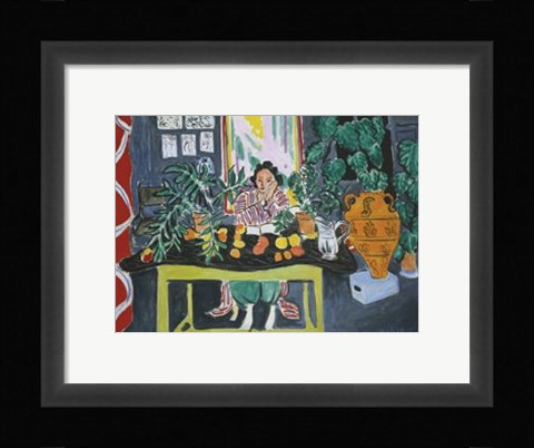 Framed Interior with an Etruscan Vase (Intrieur au vase trusque), 1940 Print