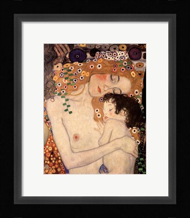 Framed Three Ages of Woman - Mother and Child, c.1905 (detail) Print