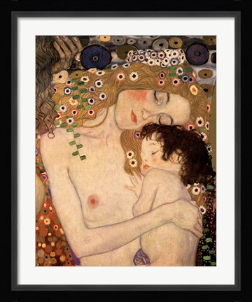 Framed Three Ages of Woman - Mother and Child, c.1905 (detail) Print