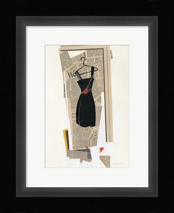Framed Fashion Pages IV Print