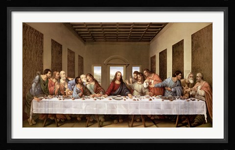 Framed Last Supper Print
