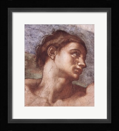 Framed Sistine Chapel Adam Print