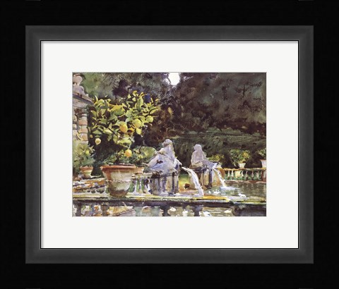 Framed Villa Maria Print