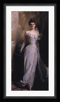 Framed Mrs. Ralph Curtis, 1898 Print