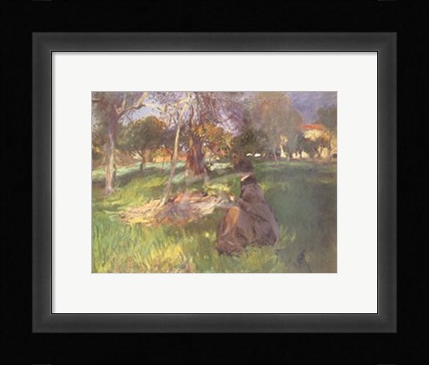 Framed In an Orchard Print