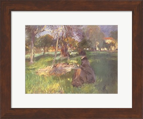 Framed In an Orchard Print